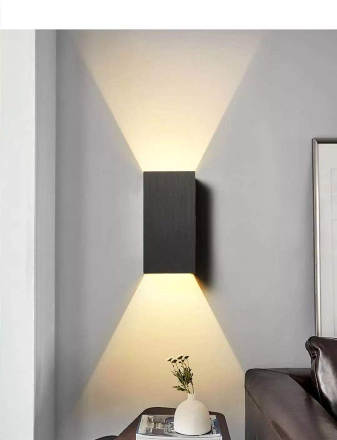 12W LED-Wandleuchte für den Außenbereich, LED-Wandleuchte, IP65, wasserdicht, quadratische Metall-Schottleuchten