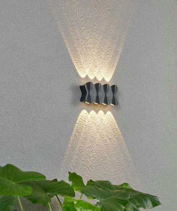 Moderne LED-Wandleuchte nach oben und unten Beleuchtung, Würfel-Wandleuchte, Lampenbefestigung, Innen- und Außenbereich, Zuhause, Zimmer, Schlafzimmer, Hotel, Beleuchtung, Dekoration