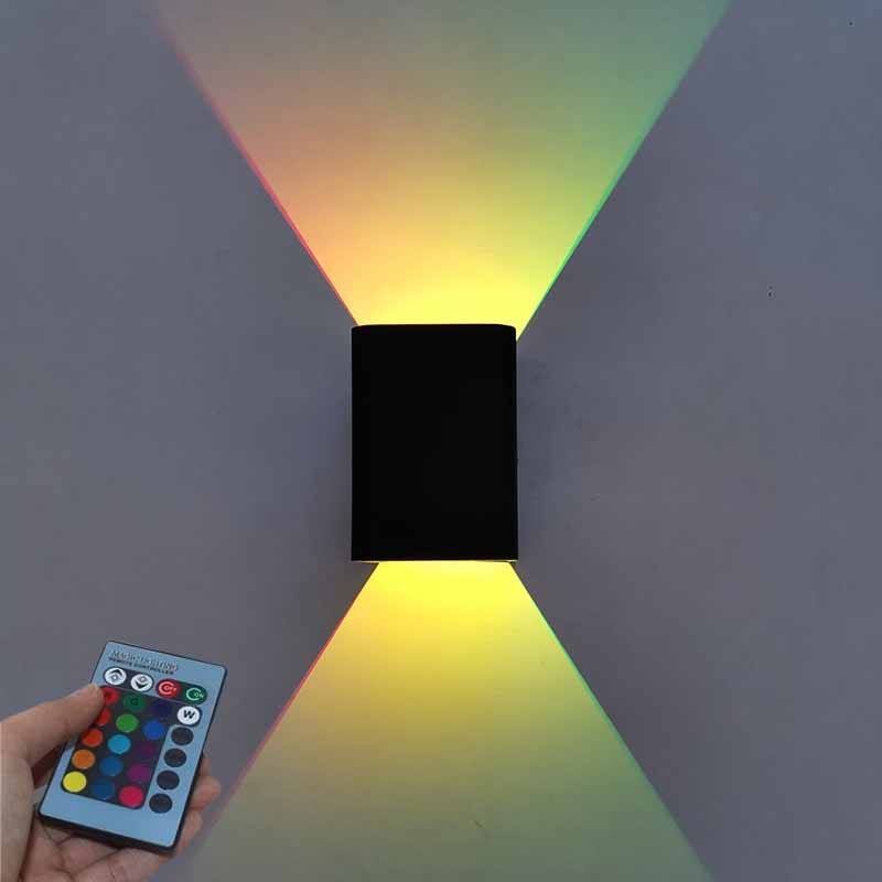 Energiesparendes, farbenfrohes 5-W-Spotlicht mit hoher Helligkeit, LED-Licht, warmweiß/kaltweiß/RGB, alternative Wandhalterungsleuchte