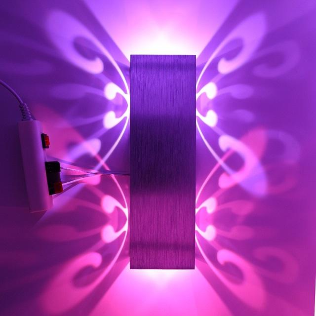 3W 6W Innenwandleuchte Innenbeleuchtung LED-Wandleuchte mit Aluminiumdekoration für Kinderzimmerspiegel Schlafzimmer Zuhause Wohnzimmer LED-Wandleuchte