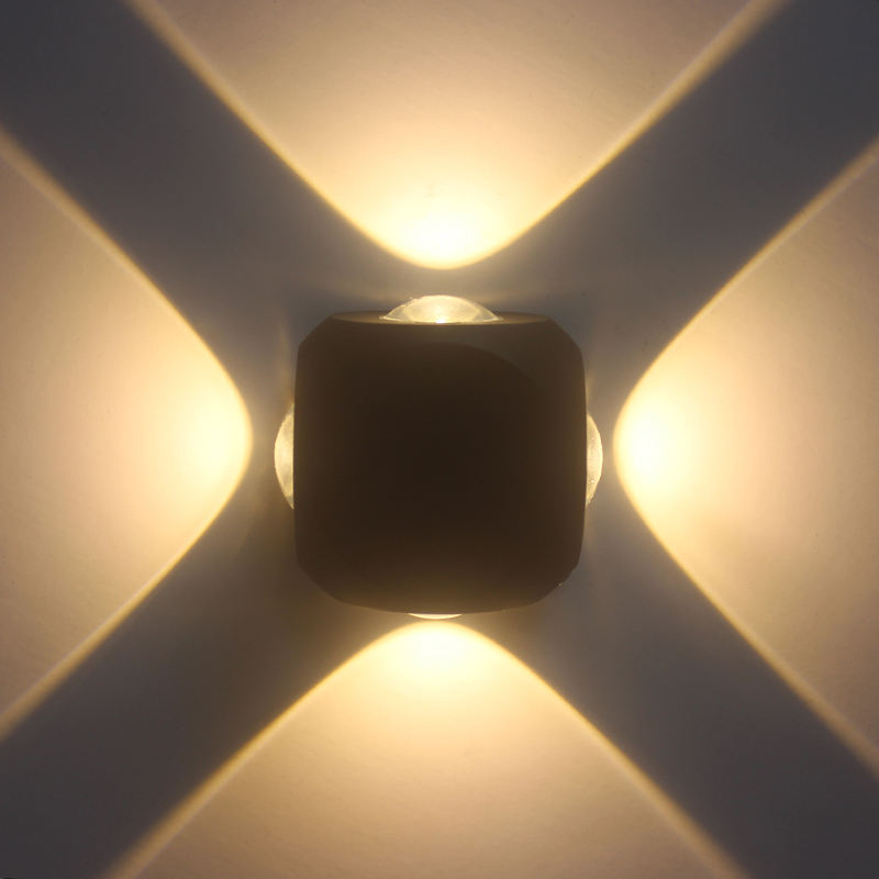 Hot Black White Shell 4W Indoor LED Wandleuchte für Hotelzimmer Büro Heißer Verkauf Hochwertige Aluminium Wandleuchte