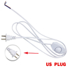 Dimmbarer 1,8 m EU/US-Stecker, runder Schalter, Kabel, Kabel, Stecker, Stromversorgung für LED-Lampen, Lampenschirm, Papierleuchten, Sternlampen