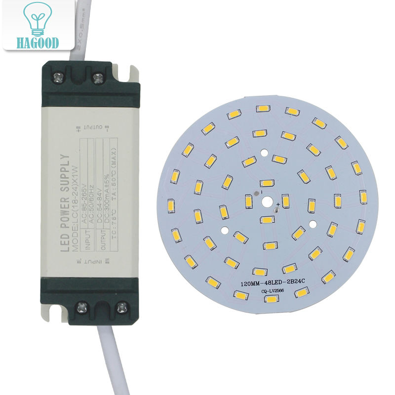 SMD5730 Leuchtdiodenchip + Kunststoffgehäuse, LED-Treiber-Stromversorgung für LED-Deckenleuchte