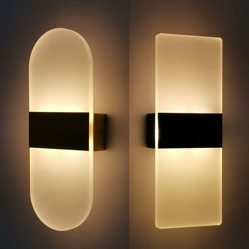 Direkt ab Werk minimalistische LED-Acryl-Wandleuchte für Hotelschlafzimmerzimmer, Beleuchtung mit Preisen, ästhetische LED-Leuchten